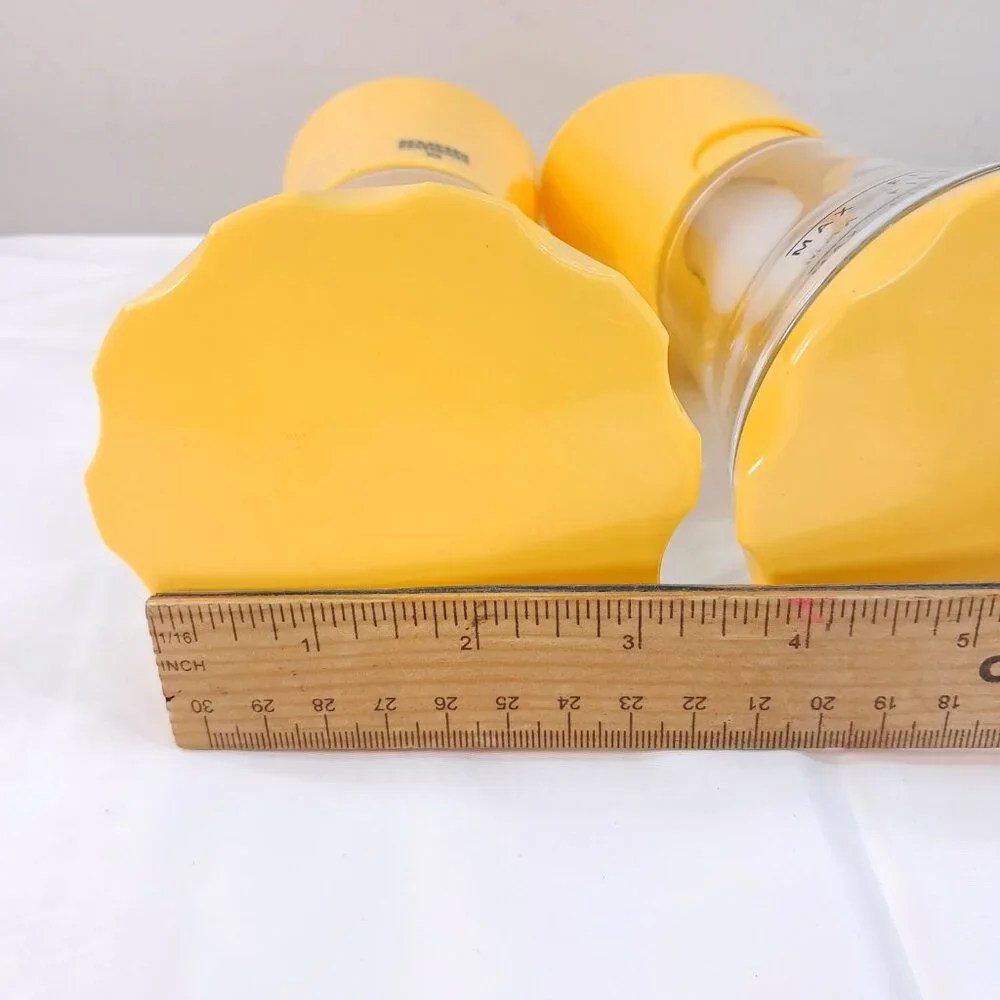 KUHN RIKON Swiss Vase Mister Yellow Oil Vinegar Dispenser Spritzer Spray set‎ 2